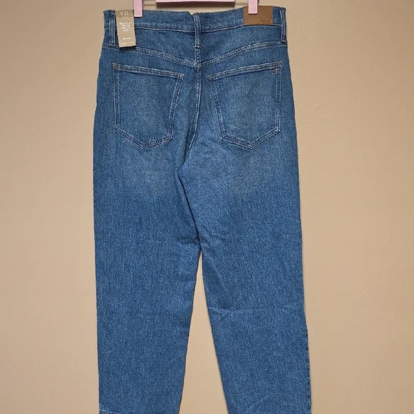 Madewell Women's Straight Leg Blue Jeans - Picture 8 of 8